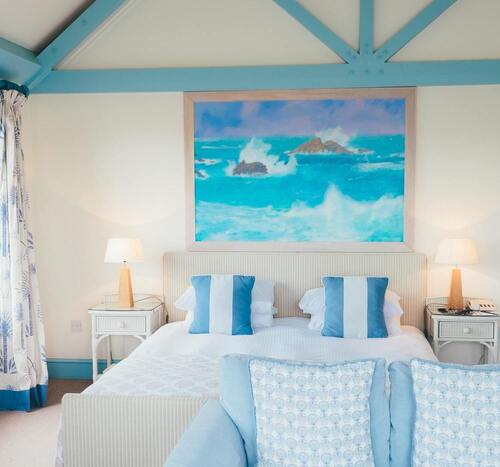 Image d'une chambre de l'hôtel de la mer